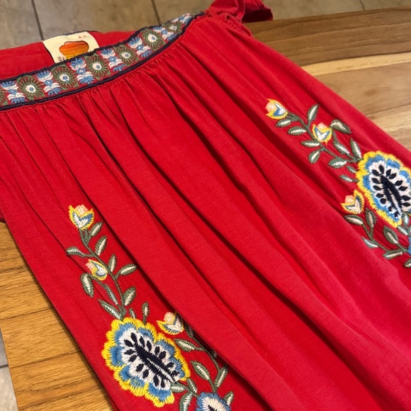 FARM Rio Red Floral Maxi Dress - Picture 5 of 6